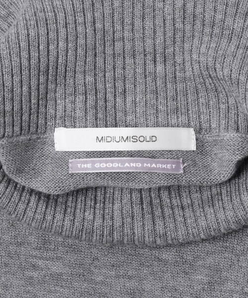 THE GOODLAND MARKET（ザグッドランドマーケット）の「MIDIUMISOLID×THE GOODLAND MARKET　turtle neck PO（ニット/セーター・レディース・Gray/brown/blue・FREE）」の10枚目の写真