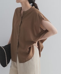 URBAN RESEARCH DOORS | 『一部WEB限定カラー』ショルダータックバンドカラーシャツ(シャツ/ブラウス)