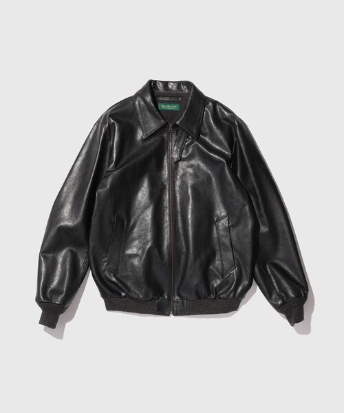 ADAM ET ROPE'(アダムエロペ)の「A-2 GOAT LEATHER BLOUSON(ライダースジャケット・メンズ・ブラック・L/M/S)」の7枚目の写真