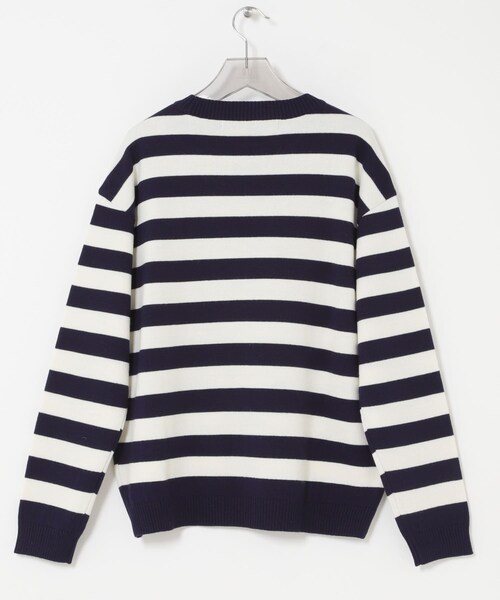 URBAN RESEARCH（アーバンリサーチ）の「Andersson Bell　BOYS H.MESSAGE CREW-NECK SWEATER（ニット/セーター・メンズ・BLK/IVRY/BLACK・L）」の6枚目の写真