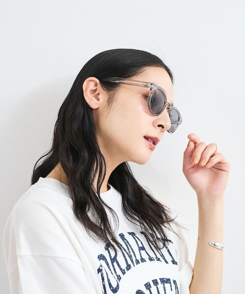 VIS（ビス）の「クリアフレームファッショングラス（サングラス・レディース・ブラック/グレー/ブラウン系/その他・F）」の8枚目の写真