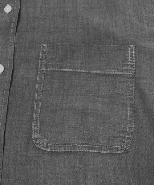 URBAN RESEARCH DOORS(アーバンリサーチドアーズ)の「シアーデニムシャツ(シャツ/ブラウス・レディース・INDIGO/BLACK・Free)」の13枚目の写真