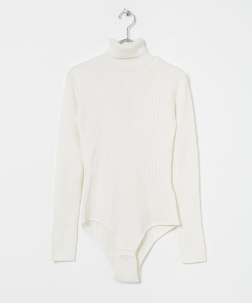 URBAN RESEARCH（アーバンリサーチ）の「NICENICE MOMENT　TURTLE NECK BODY SUIT（ニット/セーター・レディース・BLACK/IVORY・S/M）」の11枚目の写真