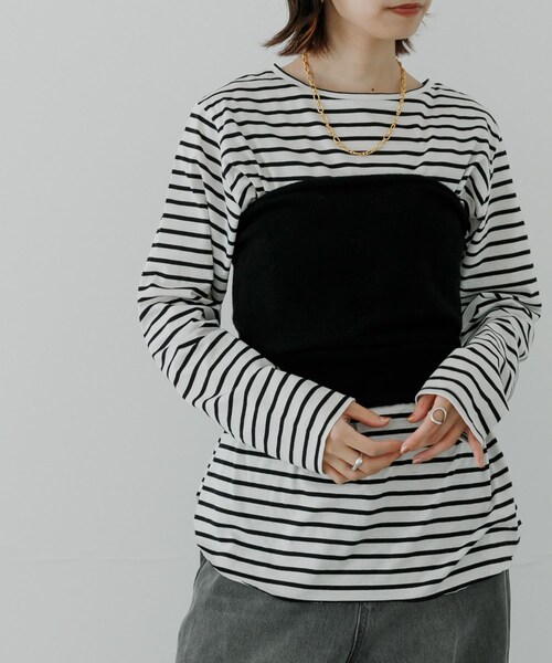 URBAN RESEARCH（アーバンリサーチ）の「ウールカシミヤニットビスチェ（その他トップス・レディース・BLACK/GRAY/KHAKI・FREE）」の6枚目の写真