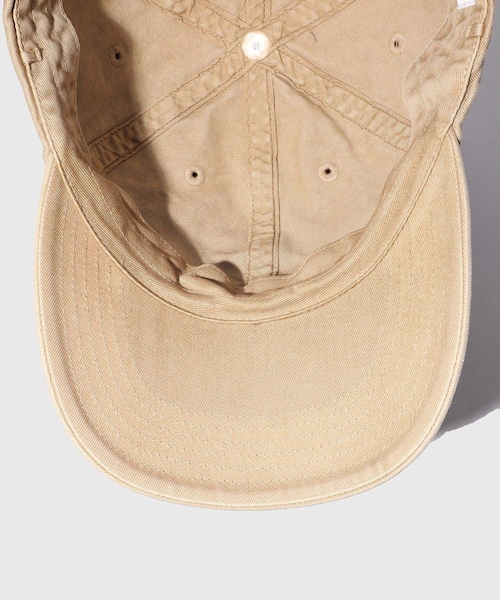 ADAM ET ROPE'(アダムエロペ)の「【AURALEE/オーラリー】GARMENT-DYED FINX CHINO CAP MADE BY KIJIMA TAKAYUKI(キャップ・メンズ・ブラック/ダークブラウン/ベージュ・F)」の10枚目の写真