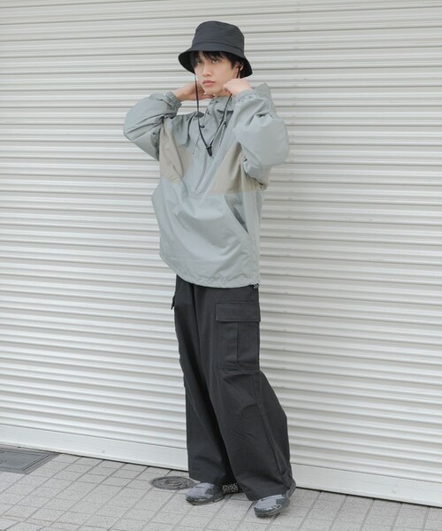 SENSE OF PLACE by URBAN RESEARCH(センスオブプレイスバイアーバンリサーチ)の「キルティングコードバケットハット(ハット・メンズ・IVORY/BLACK/KHAKI・one)」の18枚目の写真