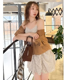 dazzlin | ギャザーリボンミニワンピース(ワンピース)