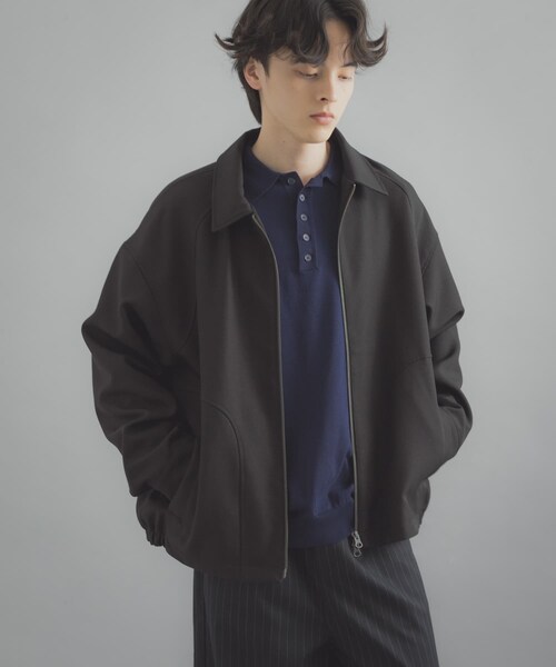 SENSE OF PLACE by URBAN RESEARCH(センスオブプレイスバイアーバンリサーチ)の「『撥水/防花粉』SKINProofジップブルゾン(ブルゾン・メンズ・BLACK/BROWN/BLUE GRAY・M/L)」の8枚目の写真