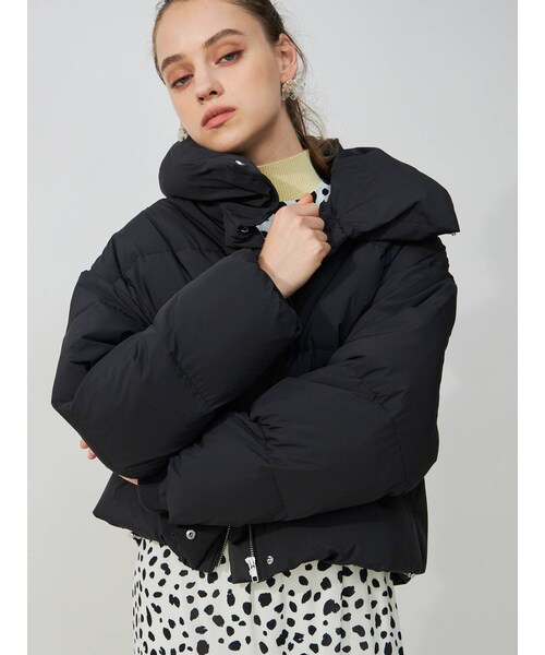 MERCURYDUO（マーキュリーデュオ）の「アライドショートダウンコート（その他アウター・レディース・ブラウン/ブラック/アイスブルー/アイボリー・F）」の16枚目の写真