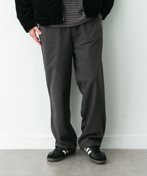 URBAN RESEARCH Sonny Label（アーバンリサーチサニーレーベル）の「裏起毛ユーティリティイージーパンツ（その他パンツ・メンズ・ブラック/チャコール/ブラウン/チャコール2・M/L）」の22枚目の写真