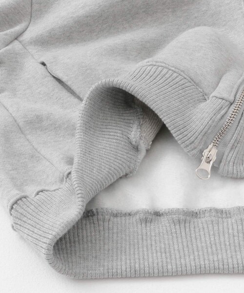 SENSE OF PLACE by URBAN RESEARCH(センスオブプレイスバイアーバンリサーチ)の「VITALSIGN LaceCapeLogoZip-Up(スウェット・レディース・Grey/Black・one)」の10枚目の写真