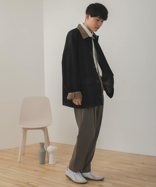 SENSE OF PLACE by URBAN RESEARCH（センスオブプレイスバイアーバンリサーチ）の「『セットアップ対応』デニムカバーオール（カバーオール・メンズ・IVORY/BLACK・M/L）」の19枚目の写真