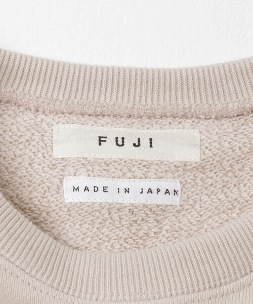 URBAN RESEARCH（アーバンリサーチ）の「FUJI　CREW NECK SWEAT（スウェット・メンズ・BLACK/BEIGE・4/5）」の13枚目の写真
