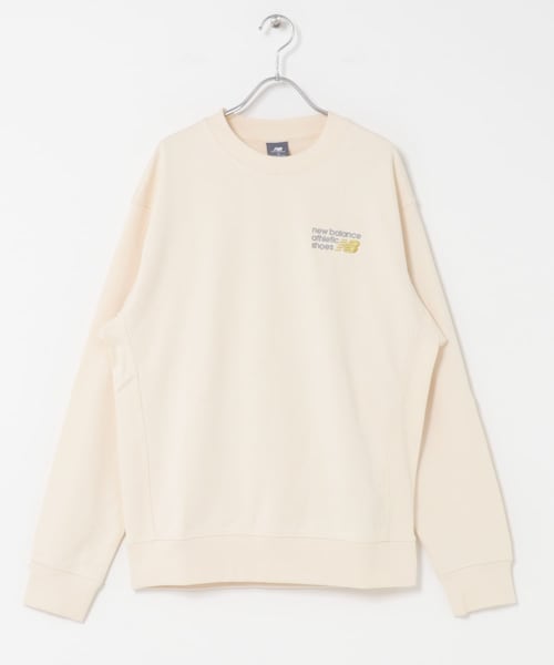 URBAN RESEARCH Sonny Label（アーバンリサーチサニーレーベル）の「NEW BALANCE　プレミアムロゴスウェットクルー（スウェット・メンズ・アッシュヘザー/ブラック/パーマフロスト・M/L/XL）」の3枚目の写真