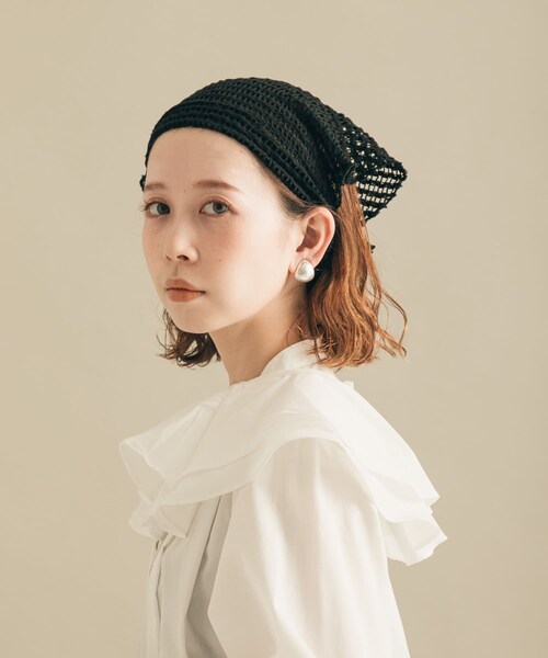 SMELLY（スメリー）の「メッシュヘッドスカーフ（ヘアバンド・レディース・BLK/MOC・-）」の7枚目の写真