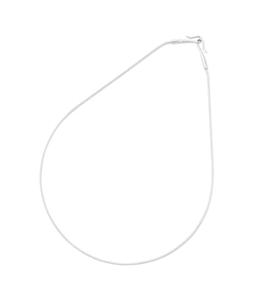 ADAM ET ROPE'（アダムエロペ）の「【公式サイト限定】【Rieuk(リューク)】Thiner Snake  Necklace（ネックレス・レディース・シルバー・F）」の4枚目の写真