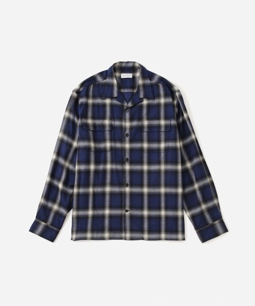 Saturdays NYC（サタデーズ ニューヨークシティ ）の「Marco Ombre Check  LS Shirt（シャツ/ブラウス・レディース・オリーブ/ブルー・L/M/S/XL）」の9枚目の写真