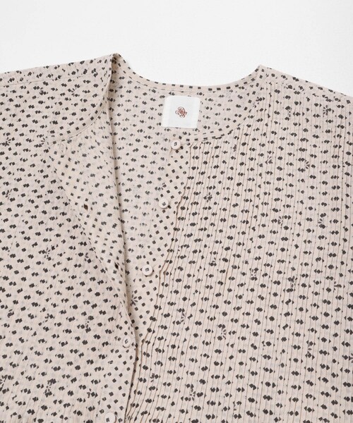 かぐれ（カグレ）の「maison de soil　BLOCK PRINT SHIRTS DRESS（ワンピース・レディース・LT BEIGE・2）」の16枚目の写真