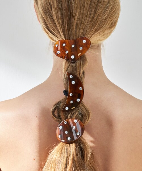 URBAN RESEARCH(アーバンリサーチ)の「IRIS47 tsuki pony(ヘアゴム・レディース・black/brown・FREE)」の8枚目の写真