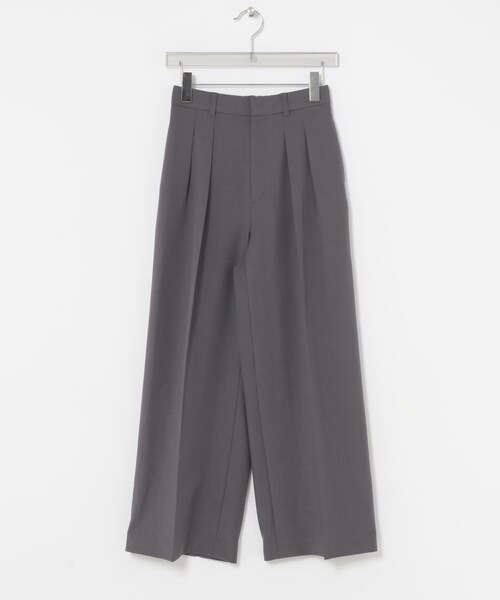 URBAN RESEARCH(アーバンリサーチ)の「『UVカット/イージーケア』ドライギャバツータックパンツ(その他パンツ・レディース・BLACK/GRAY・36/38)」の11枚目の写真