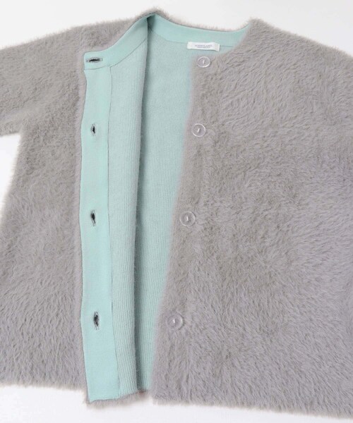 URBAN RESEARCH Sonny Label（アーバンリサーチサニーレーベル）の「ダブルフェイスバイカラーカーディガン（カーディガン/ボレロ・レディース・オフ/ベージュ/グレー・FREE）」の22枚目の写真