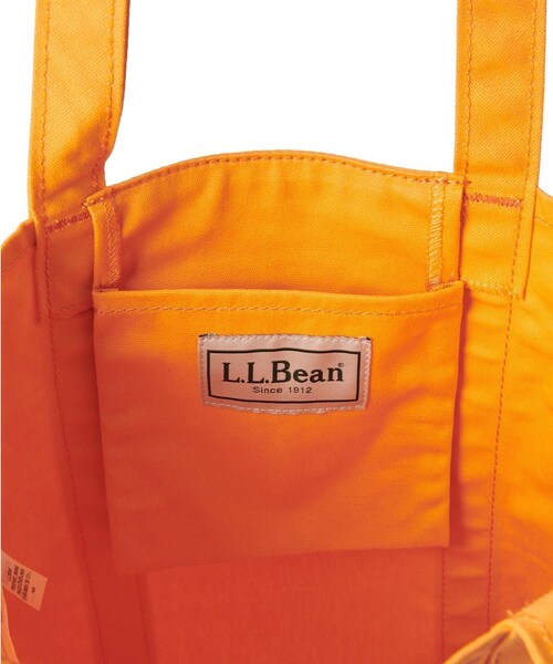 bonjour records(ボンジュールレコーズ)の「L.L.Bean/エル・エル・ビーン record tote bag for bonjor records exclusive(トートバッグ・レディース・チャコール/オレンジ・F)」の18枚目の写真