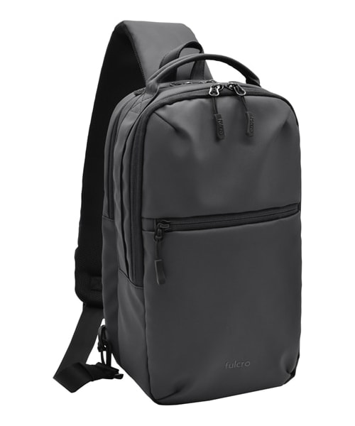 nissen（ニッセン）の「fulcro（フルクロ）Explorer 耐水クロスボディショルダーバッグ アジャイル （Ｂ５対応）（ショルダーバッグ・メンズ・ブラック/ダークグレイ/アイボリー・Y）」の3枚目の写真