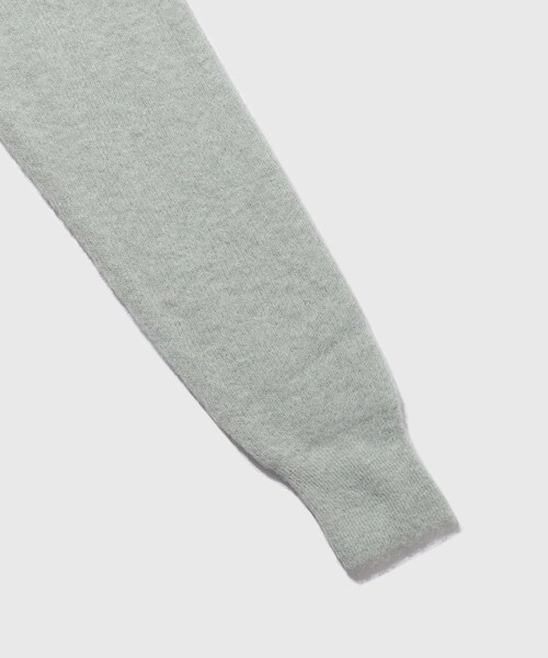 ADAM ET ROPE'(アダムエロペ)の「【AURALEE/オーラリー】BABY SURI ALPACA SHEER KNIT SKIPPER POLO(ニット/セーター・メンズ・グリーン/ネイビー/レッド・3/4)」の18枚目の写真