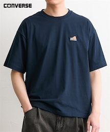 nissen | COOLMAX天竺半袖OPシューズ刺繍Tシャツ CONVERSE（コンバース）(Tシャツ/カットソー)
