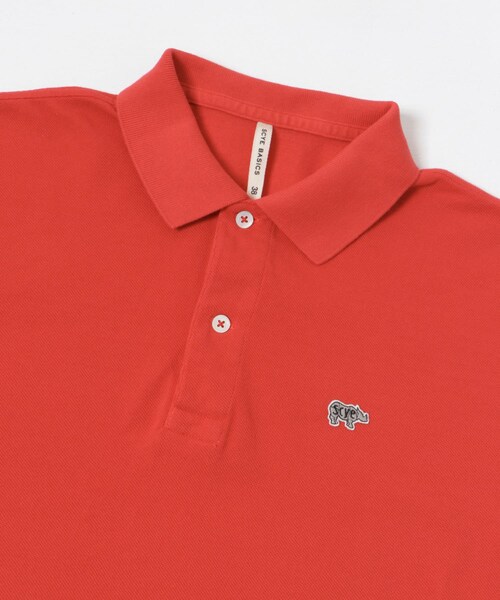 URBAN RESEARCH（アーバンリサーチ）の「Scye　Cotton Pique Polo Shirts（ポロシャツ・メンズ・バニラ/アクア/レッド・38/40）」の21枚目の写真