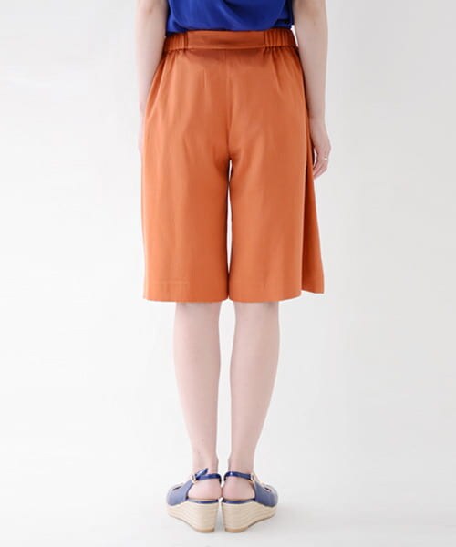 URBAN RESEARCH ROSSO（アーバンリサーチロッソ）の「Lirica　Silk half pant’s（その他パンツ・レディース・brick/phantom・36/38）」の10枚目の写真