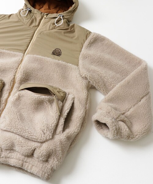 THE GOODLAND MARKET（ザグッドランドマーケット）の「Abode of Snow　Lhotse 2.0 Fleece JACKET（ブルゾン・レディース・BEIGE・1/2）」の4枚目の写真