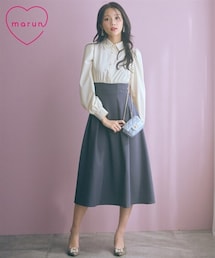 marun | ＜大きいサイズ＞ブラウスドッキングワンピース marun(ワンピース)