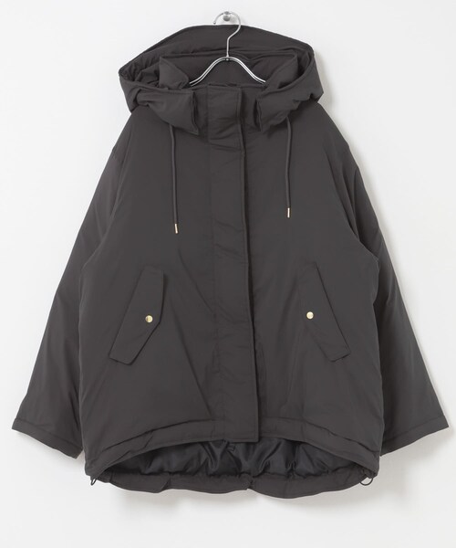 URBAN RESEARCH Sonny Label（アーバンリサーチサニーレーベル）の「撥水2WAYフーディスタンドダウンコート（その他アウター・レディース・アイボリー/ブラック/ブラウン・Free）」の21枚目の写真