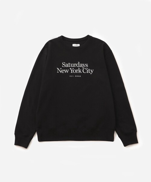 Saturdays NYC（サタデーズ ニューヨークシティ ）の「BOWERY MILLER STANDARD CREW（スウェット・レディース・グリーン/パープル/ブラック/グレー・XS/XL/XXL）」の2枚目の写真