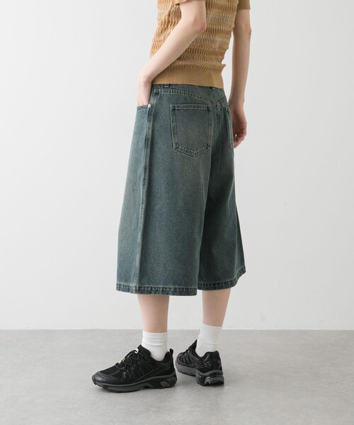 SENSE OF PLACE by URBAN RESEARCH（センスオブプレイスバイアーバンリサーチ）の「ニーレングスデニム（デニムパンツ・レディース・D.INDIGO/L.INDIGO・S/M）」の17枚目の写真