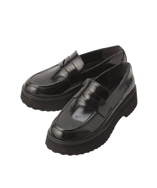 LAGUNAMOON（ラグナムーン）の「プラットフォームローファー（ローファー・レディース・ブラック・XS/S/M）」の5枚目の写真