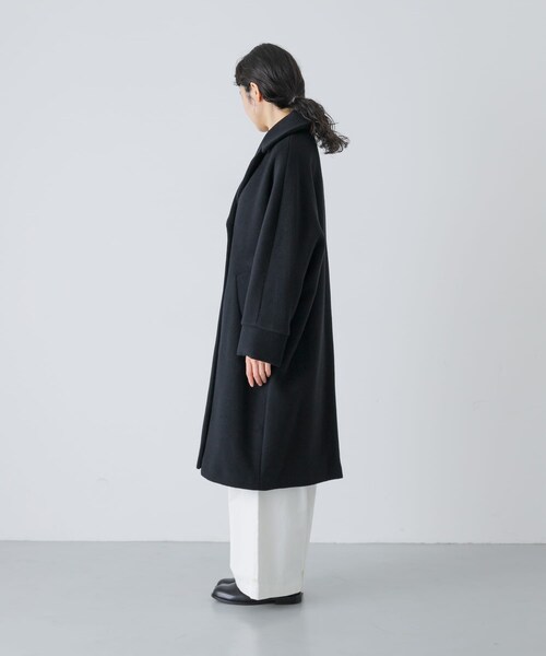 かぐれ（カグレ）の「TICCA　テントコート（テーラードジャケット・レディース・BLACK/CHACOAL/MOCHA・Free）」の12枚目の写真