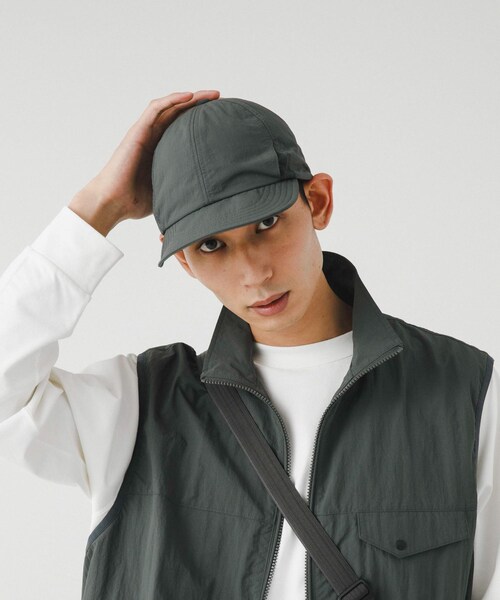 EKAL（エカル）の「『UR TECH』ナイロンタッサーキャップ（キャップ・メンズ・レイクブルー/ネイビー/グラファイト・one）」の9枚目の写真