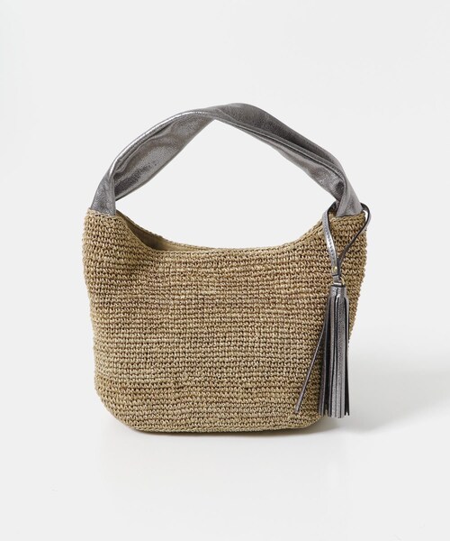 URBAN RESEARCH ROSSO（アーバンリサーチロッソ）の「VIOLAd’ORO　アバカワンショルダーバッグ（かごバッグ・レディース・W BROWN S/W BROWN B・-）」の3枚目の写真