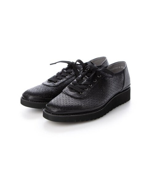 D'ICI（ディッシィ）の「モード エ ジャコモ ディッシィ MODE ET JACOMO DICI 【軽量】パンチングレースアップスニーカー (ブラック)（スニーカー・レディース・BL/LBG/SV/BRM・220/22cm/225/22.5cm/230/23cm/235/23.5cm/240/24cm/245/24.5cm）」の13枚目の写真