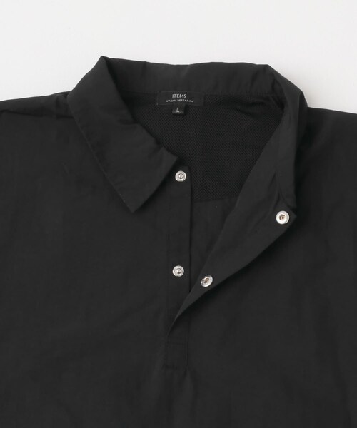 ITEMS URBANRESEARCH(アイテムズ アーバンリサーチ)の「『撥水/イージーケア/接触冷感/UVカット』タスランナイロンスナップボタンポロシャツ(ポロシャツ・メンズ・NVY/CHA/BLK・M/L)」の13枚目の写真