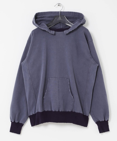 URBAN RESEARCH(アーバンリサーチ)の「NEXUSVII. DAMAGED 2TONE AFTER HOODY(パーカー・メンズ・FADE NAVY/FADE BLACK・M/L)」の2枚目の写真