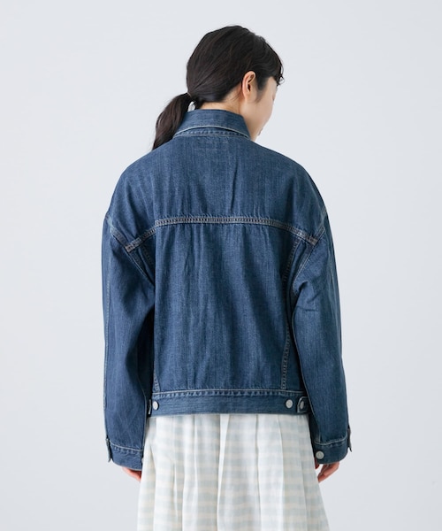 かぐれ（カグレ）の「HARi　WIDE SLEEVE DENIM JACKET（デニムジャケット・レディース・USED・2）」の3枚目の写真