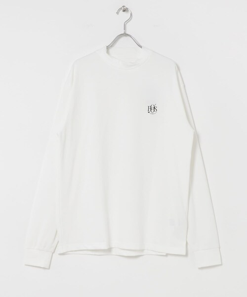 URBAN RESEARCH Sonny Label（アーバンリサーチサニーレーベル）の「OOPS　機能付きモックネックロングTシャツ（Tシャツ/カットソー・メンズ・BLACK/OFF・M/L/XL）」の11枚目の写真