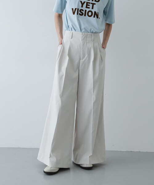 SENSE OF PLACE by URBAN RESEARCH(センスオブプレイスバイアーバンリサーチ)の「『XS/Lサイズ/WEB限定』バギーチノパンツ(チノパンツ・レディース・IVORY/BEIGE/NAVY・XS/S/M/L)」の20枚目の写真