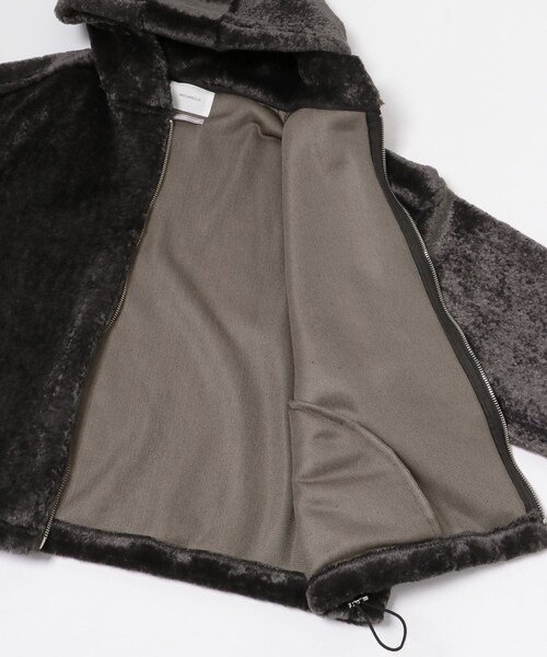 THE GOODLAND MARKET（ザグッドランドマーケット）の「『別注』MIDIUMISOLID×TGM　boa blouson（ブルゾン・レディース・white/gray・FREE）」の19枚目の写真