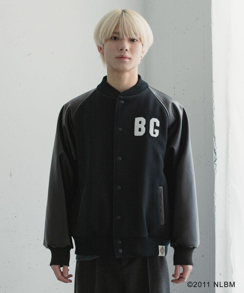 SENSE OF PLACE by URBAN RESEARCH(センスオブプレイスバイアーバンリサーチ)の「Negro Leagues スタジャン(スタジャン・メンズ・BLACK/NAVY・M/L)」の19枚目の写真