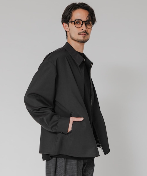 URBAN RESEARCH（アーバンリサーチ）の「WASHABLE WOOL SPORTS JACKET（ブルゾン・メンズ・NAVY/BLACK/CHARCOAL・M/L）」の9枚目の写真