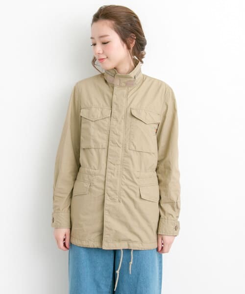 URBAN RESEARCH（アーバンリサーチ）の「ALPHA INDUSTRIES×URBAN RESEARCH iD　別注M-65COAT（ミリタリージャケット・レディース・KHAKI/BEIGE・XS）」の8枚目の写真